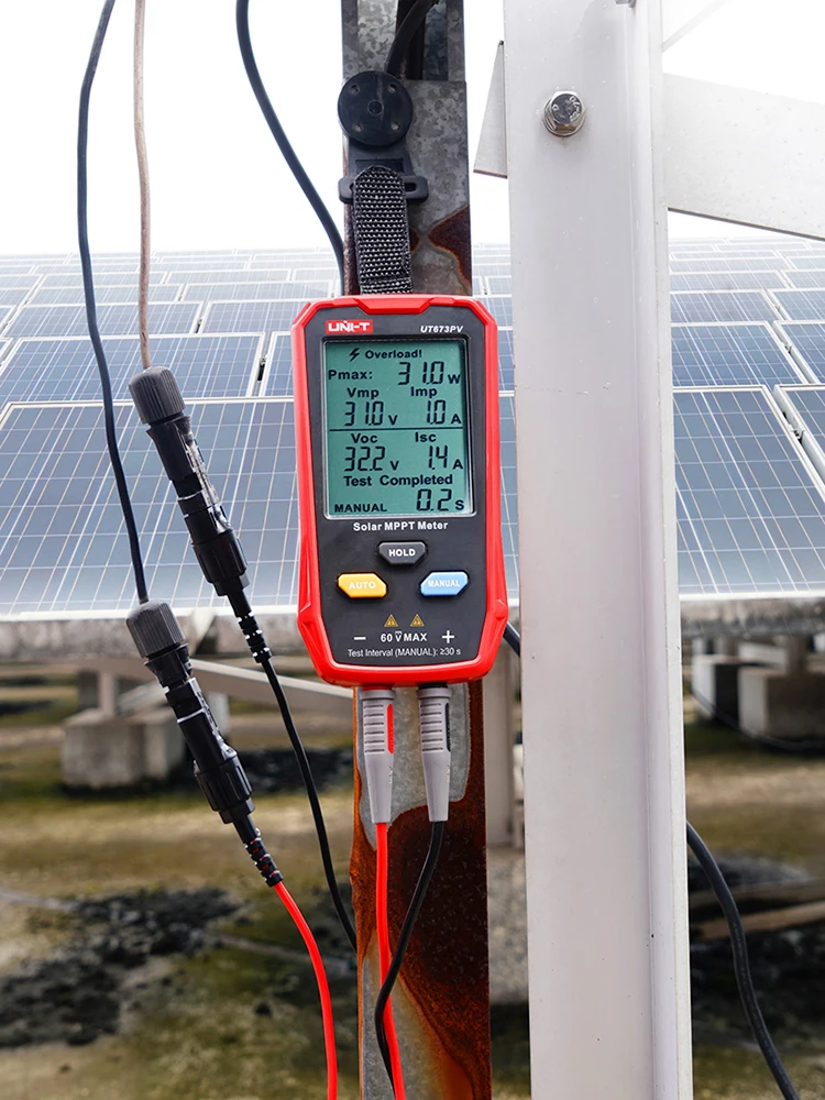 UNI-T UT673PV Solar MPPT Meter 5~800W PV Module Maximum Power Meter Open Short Circuit Voltage Current Photovoltaic Panel Test