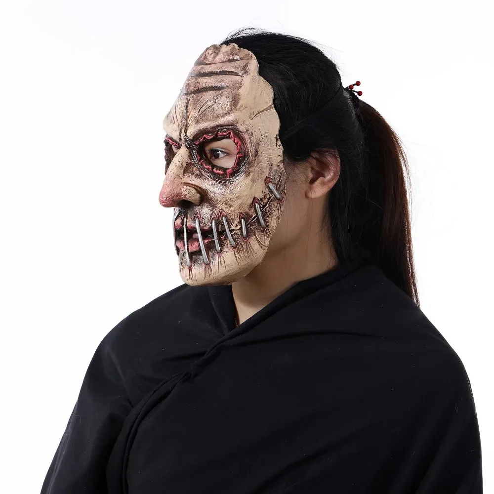 Halloween Party Latex Remark Soft And Comfortable Fun Creativity Weird Ghost Mask Hauntingly Realistic Ghost Mask Ghost Costume image 4