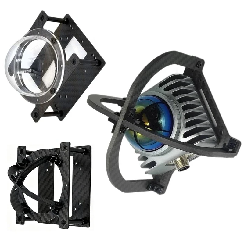 Looook Store MID360 LiDAR – Cadre de protection en fibre de carbone pour radar omnidirectionnel de drone, idéal pour l'exploration extérieure