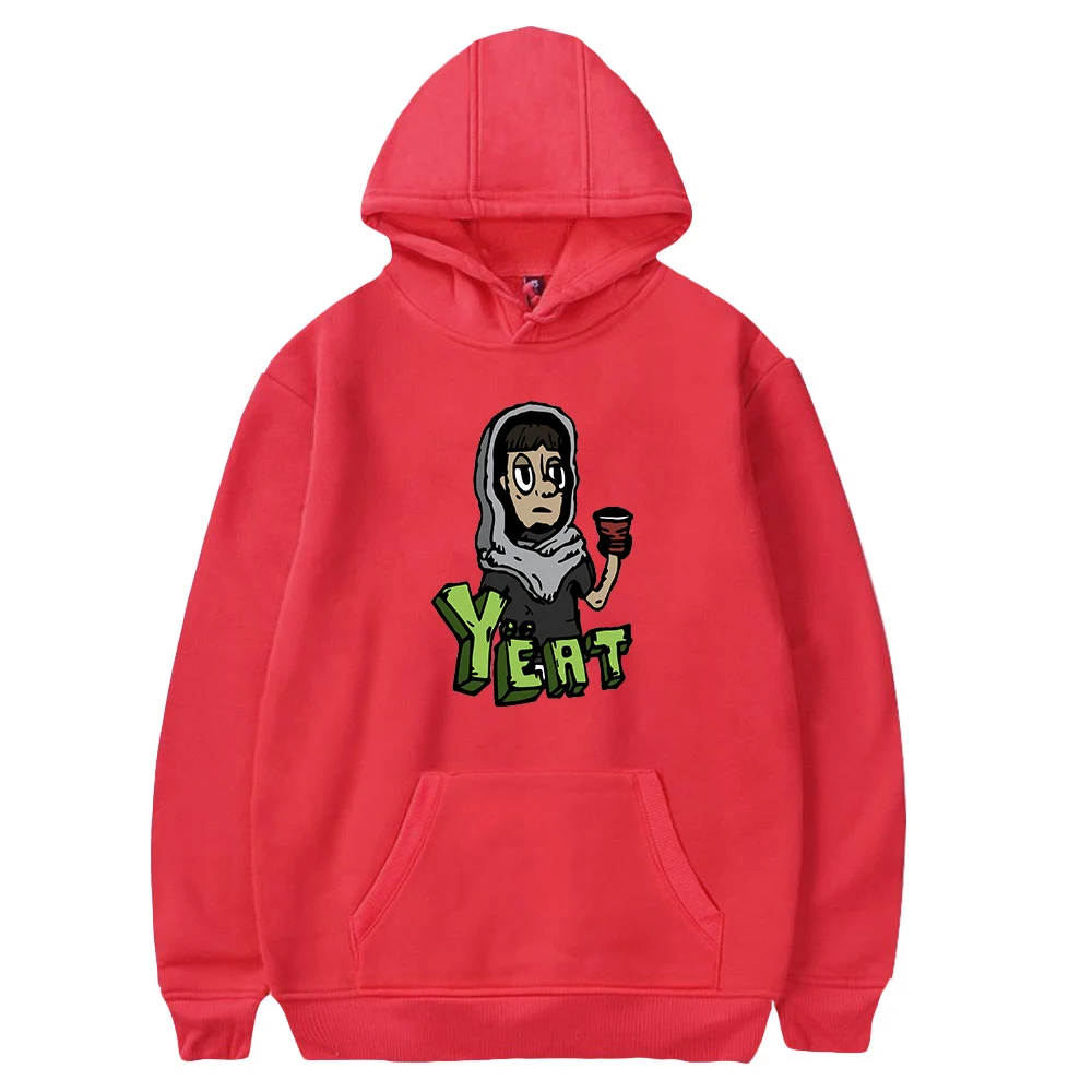 Sudadera con capucha de rapero Yeat Merch, sudaderas Unisex de manga larga para mujer y hombre, envío gratis, ropa de estilo informal de Hip Hop 2022