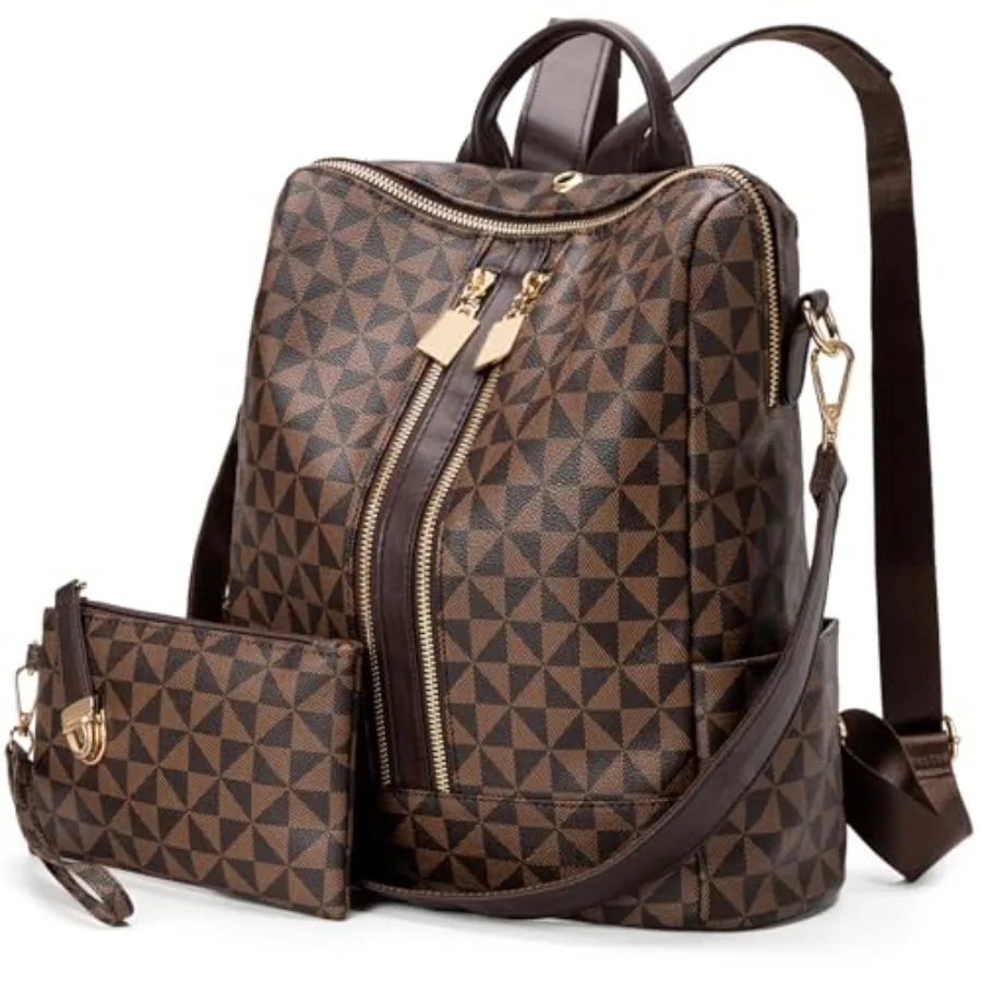 

Womens Backpack Purse Leather Anti-theft Large Fashion Designer Travel Backpack Bag Men's Backpack Shoulder Bags