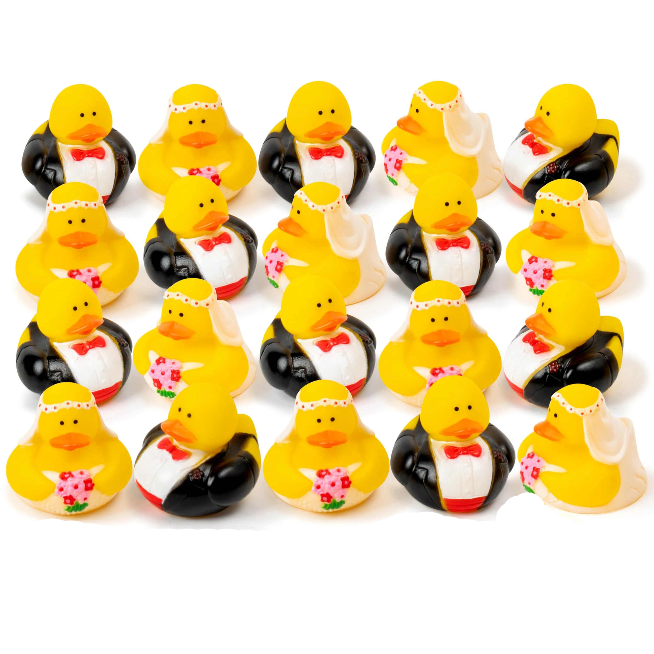 2/8/16 Patitos de Goma para Boda y Crucero - Kits de Patitos Recién Casados para Novios, para Luna de Miel y Aniversario