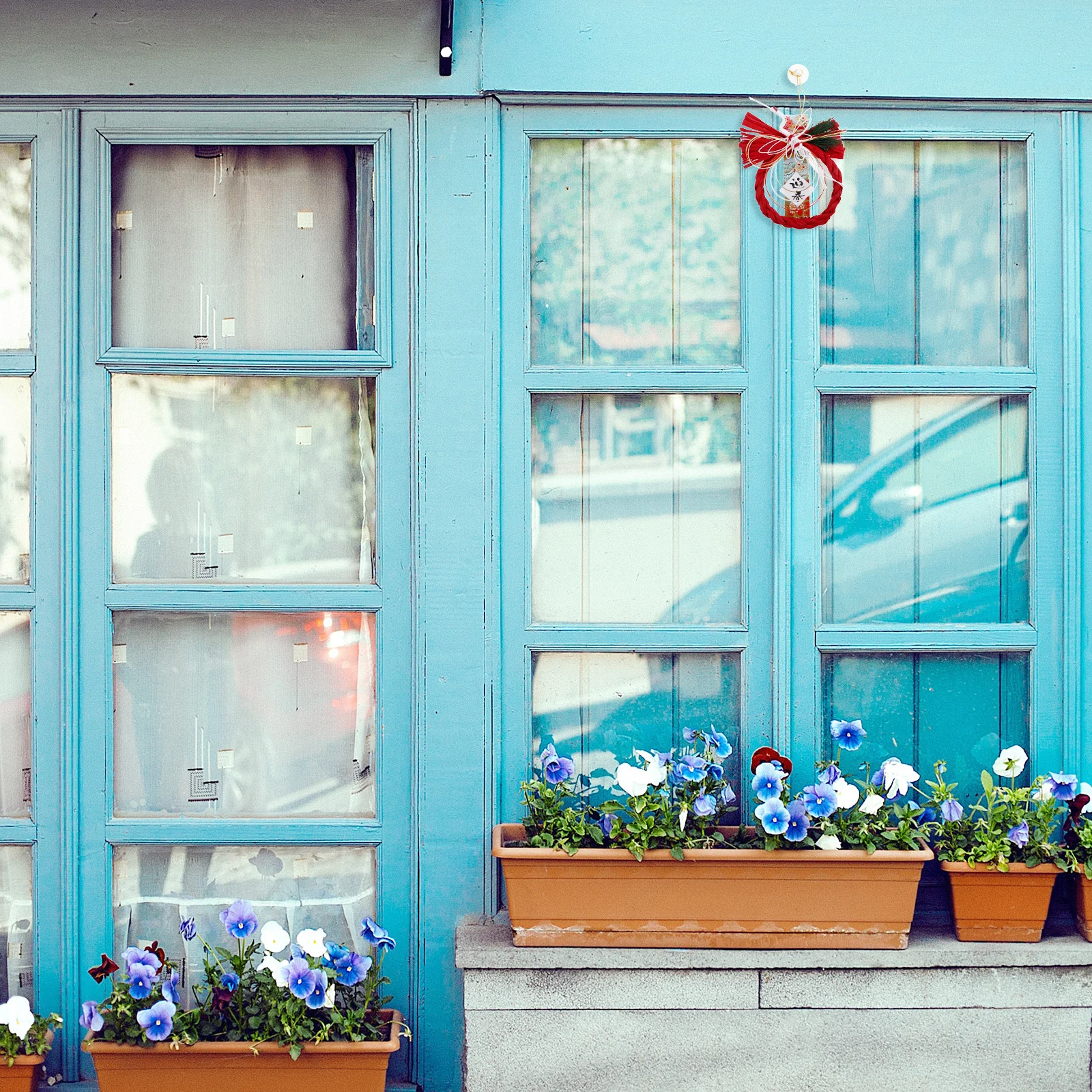 

1Pcs Delicate New Year Straw Ornament Chic Home Hanging Decoration Exorcise Evil Spirits Festive Atmosphere New Year Craft