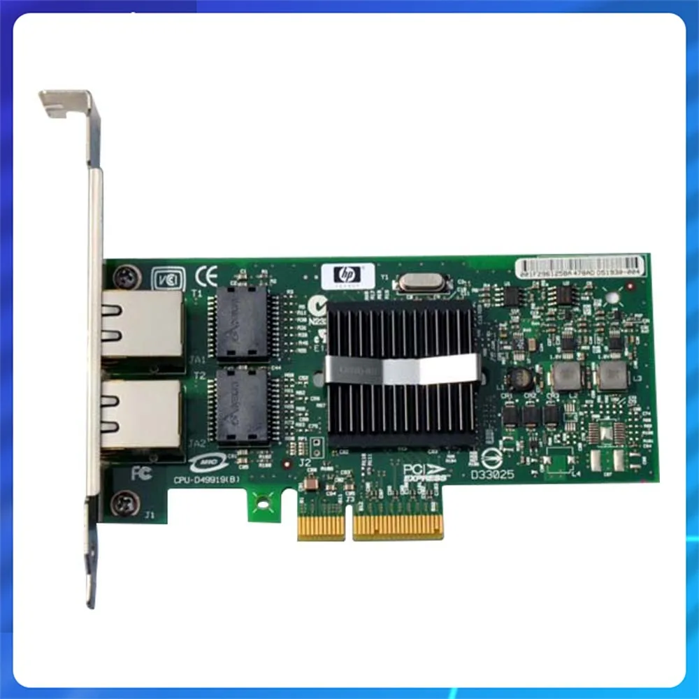 오리지널 412648-B21 412646-001 412651-001 HP NC360T PCI-E 기가비트 네트워크 카드, PCI Express 듀얼 포트 NIC 이더넷 어댑터 용