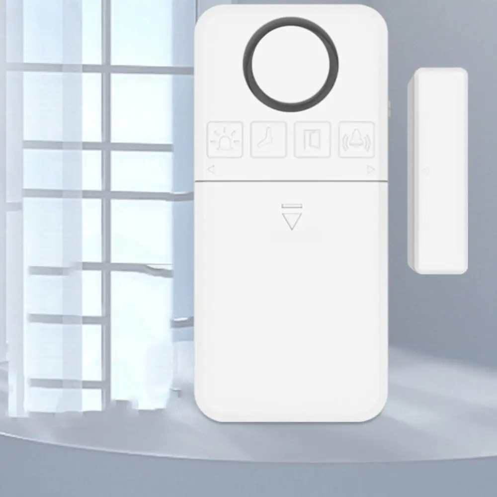 

Fashionable Door Window Sensor Alarm Multipurpose Convenient Wireless Home Alarm Mini White Refrigerator Alarm Home