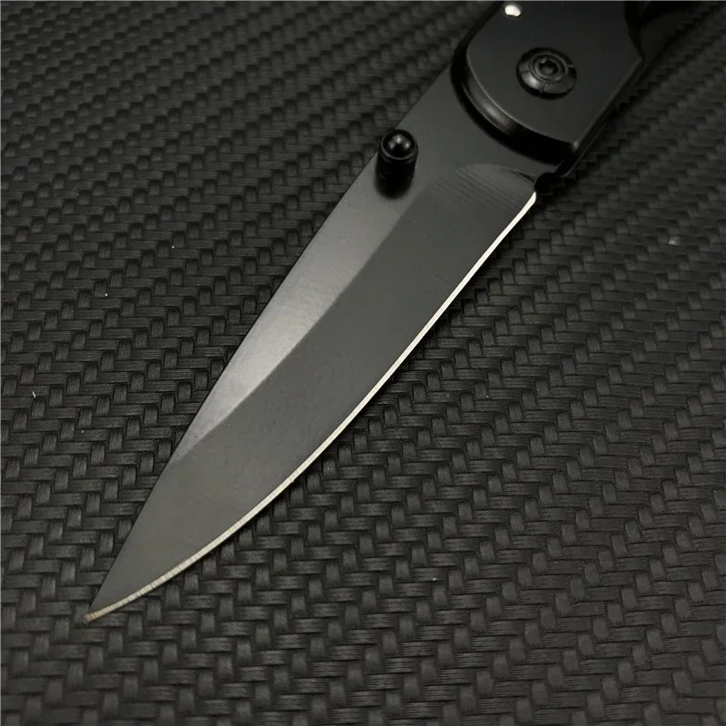 BM DA44 Survival Pocket Folding Knife Wood Handle Titanium Finish Blade Tactical Knifes EDC Pockets Knives Tool