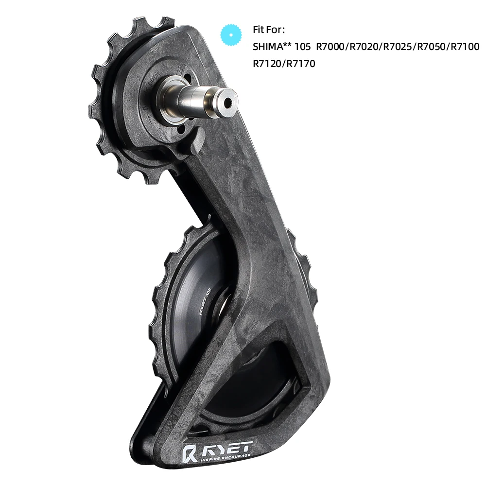 RYET RS Full Ceramic Oversized Derailleur Pulley Wheel 13T-19T Pulley Wheel Fit For Shiman R7000 R8000 R8100 R9100 R9250 Part image 3