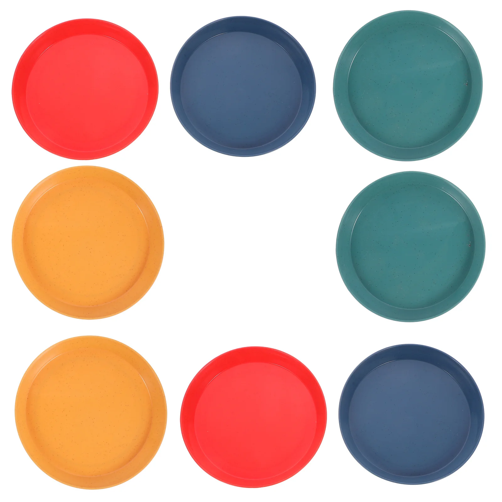 

8Pcs Cat Food Plates Shallow Bowls for Kittens Small Cats Water Dish Stable Round Cat Feeding Bowl Indoor Pet Food Container