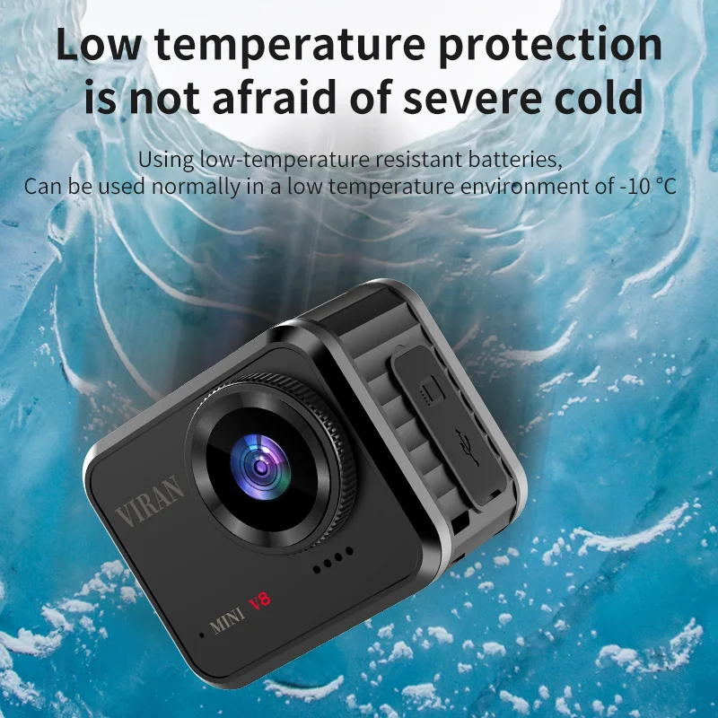 كاميرا ميني أكشن 4K Ultra HD 16MP وقت تسجيل طويل واي فاي 1.54 بوصة IPS عرض 145 ° كاميرا DV رياضية مقاومة للماء IP67 بزاوية واسعة #4