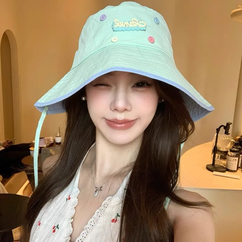 bone-de-pesca-f-com-botao-e-letras-secagem-rapida-novo-estilo-de-verao-protecao-solar-para-rosto-pequ-chapeu-pa