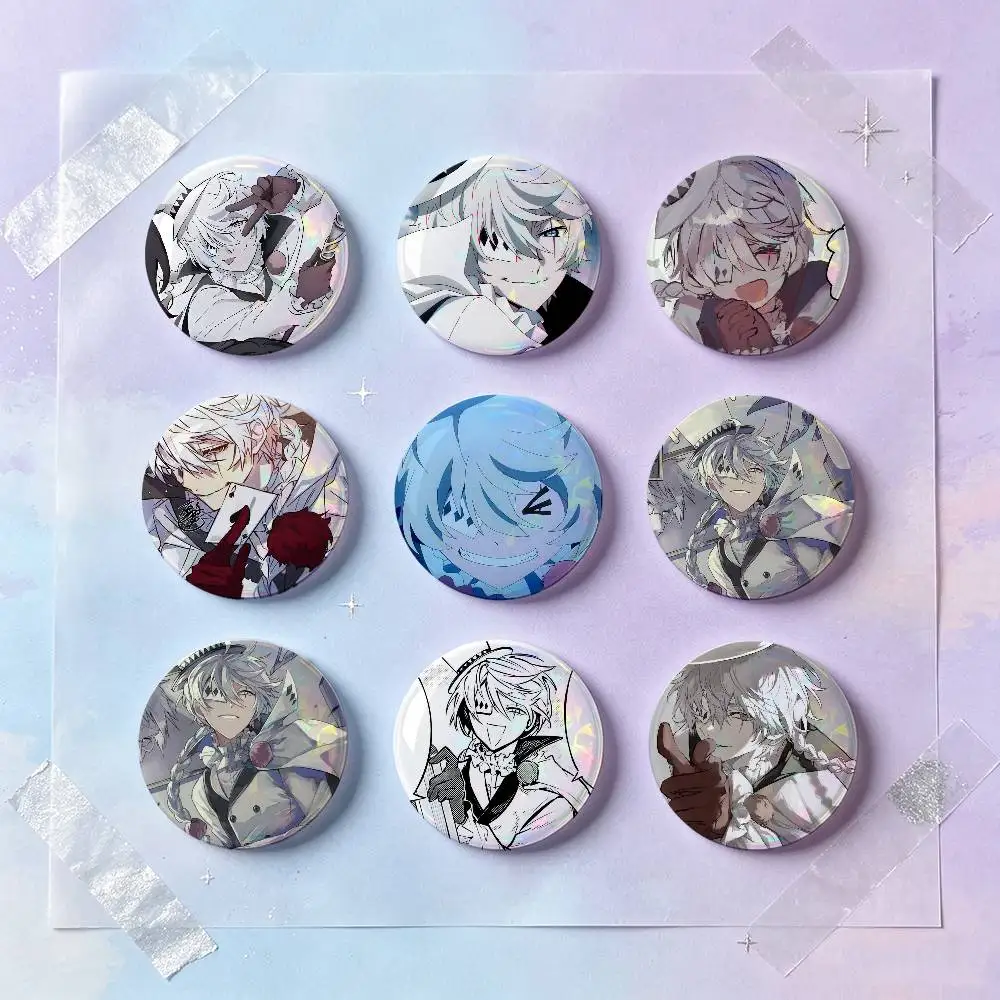 N-Nikolai Gogol B-Bungo Badges Badges Button Round Creative Pin Brooch Badge Bag Decor Accessories Fans Collect Friends Gifts