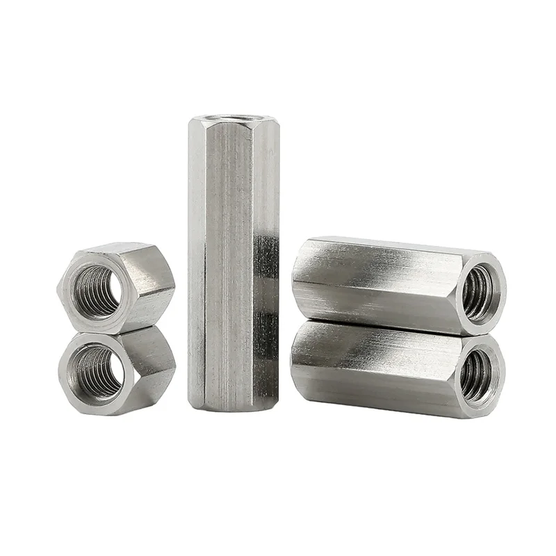 304 Stainless Steel Double Pass Hexagonal Stud PCB Motherboard Bracket Gasket Pillar Nut Internal Threaded Hollow Column Stud