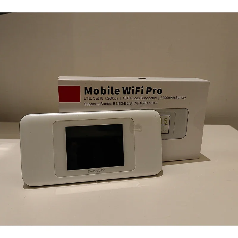 4G LTE WIFI Router Cat18 1,2 Gbit/s Speed Wi-Fi NEXT WiMAX 2 W06/HDW36 Mobiler Wi-Fi-Router mit SIM-Kartensteckplatz 3000 mAh Power Bank