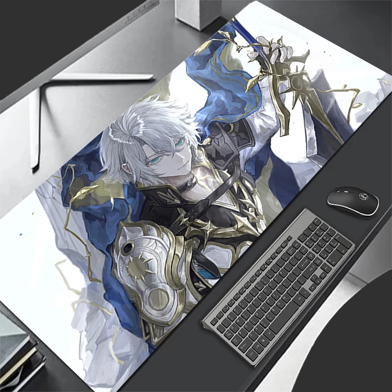 Tapis de souris accessoires de jeu d'ordinateur tapis de clavier bureau PC tapis de souris en caoutchouc Honkai Star Rail Phainon décoration tapis de souris de bureau