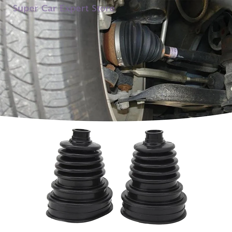 1 SET Universal Car CV Boot Kit with Constant-Velocity Dust Cover Joint Elastic Drive Shaft Anti-Aging Wear Resistant