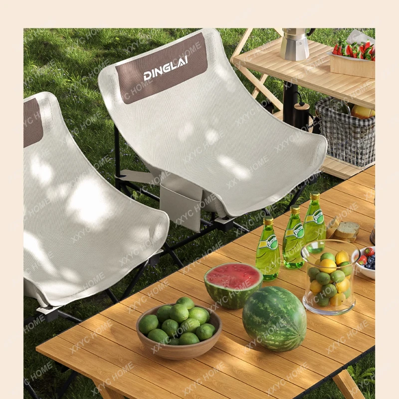 Portable Foldable Camping Table And Chairs Set Lightweight Aluminum Frame Table Bag Compact Outdoor Hiking Esstisch Furniture