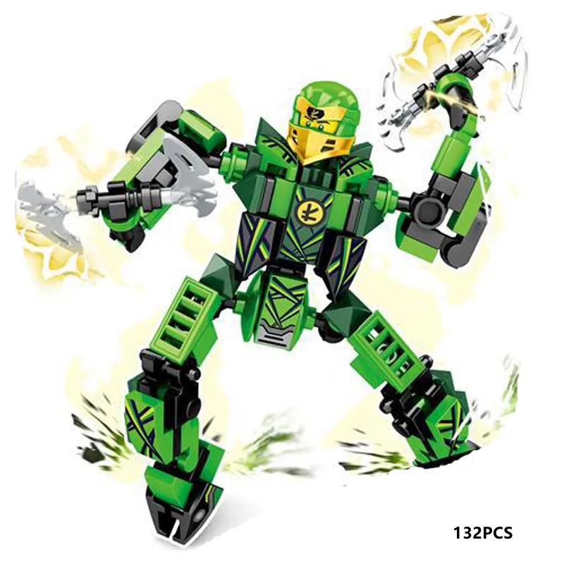 Gift Ninja New Legacy Kai Jay Zane Lloyd Mech Super Armor Robot Figures Building Blocks Kit Bricks Classic Movie Model Kids Toys