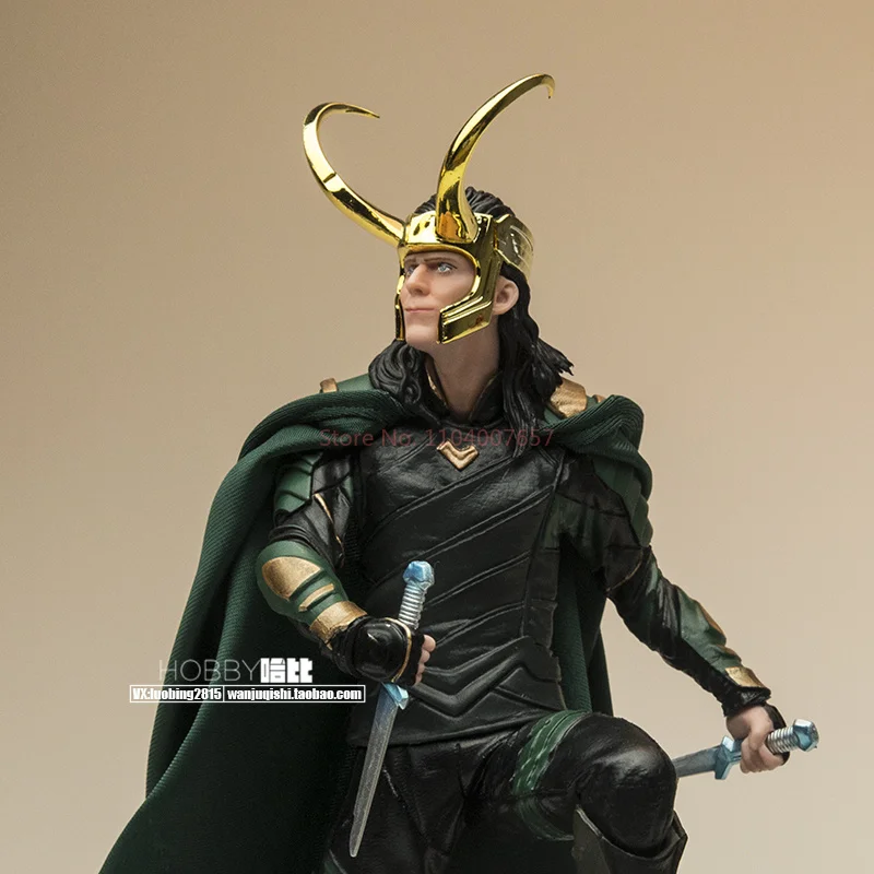 1/10 Avengers Marvel Superheld Loki Thor Figuren Thor Jüngerer Bruder Kampfszenen Statue Handgefertigte Sammlung Ornamente Modell