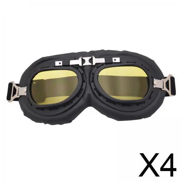

Outdoor Motorcycle Goggles Pilot Retro Helmet Protection Motocross Eyewear for Men Women Bike Racing