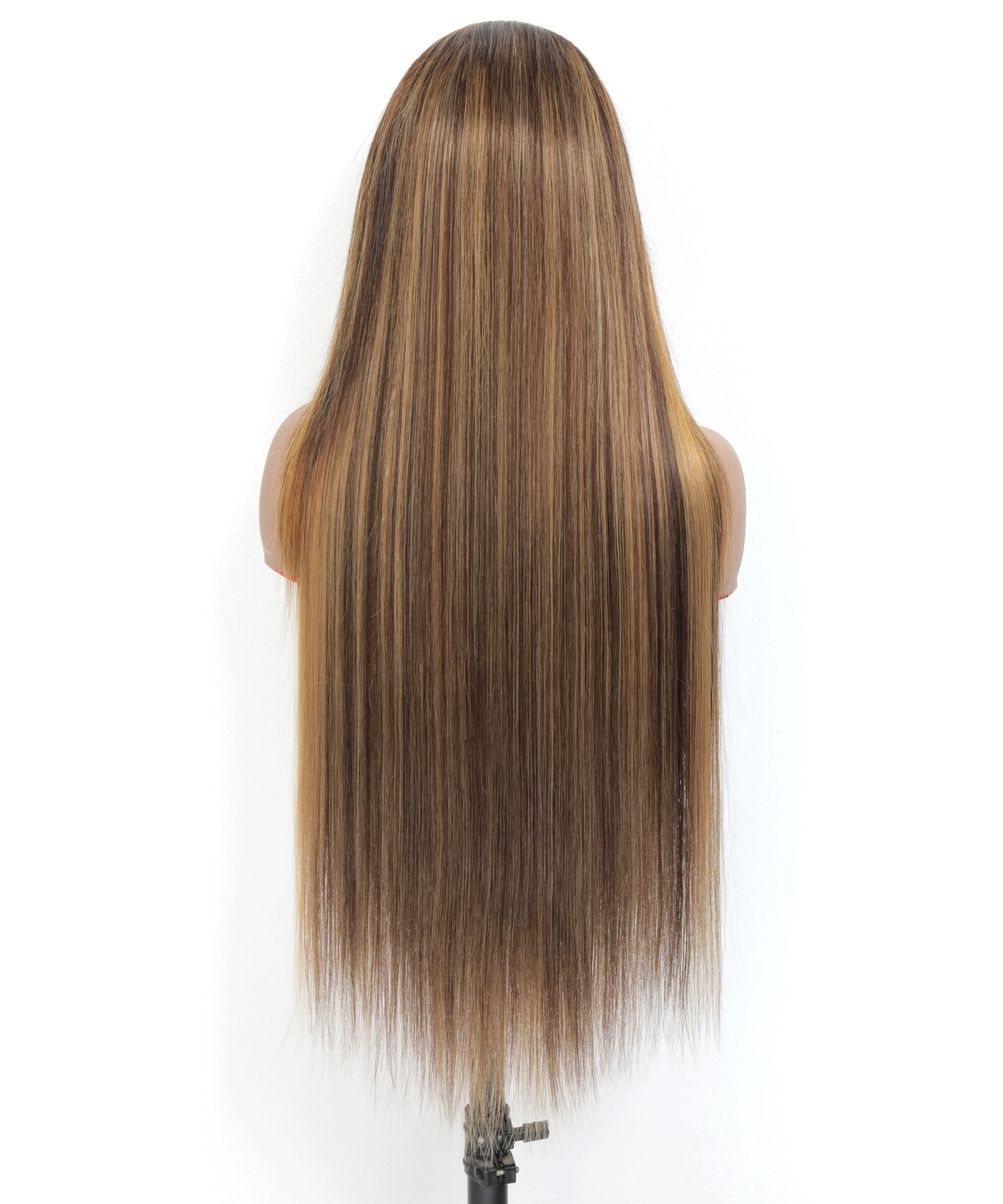 P4/27 تسليط الضوء على أومبير شعر طبيعي مفرود باروكة 13x4 الدانتيل الشفاف الجبهة الباروكات 180% الكثافة عذراء الشعر مستقيم الباروكات للنساء