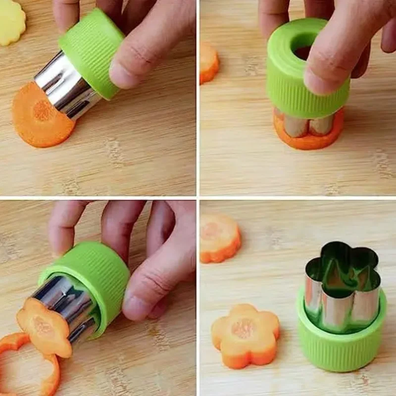 Colorful Cookie Cutter Set, 12pcs Shape Stainless Steel Mini Food Cutters, Perfect for Baking, Decorating, and Lunch Snacks - view 5