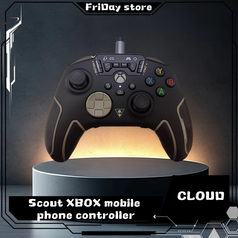 Cloud Scout Controller Dual Vibration Motor Two Connection Modes Quick Detachment Backboard Sinking Key Gaming Esports Controlle