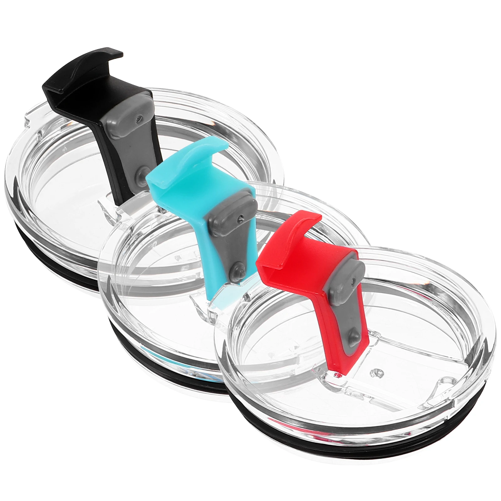 

3Pcs 20Oz Insulated Tumbler Lids Spill Proof Replacement Covers for Vacuum Tumblers Leak Resistant Cup Accessories