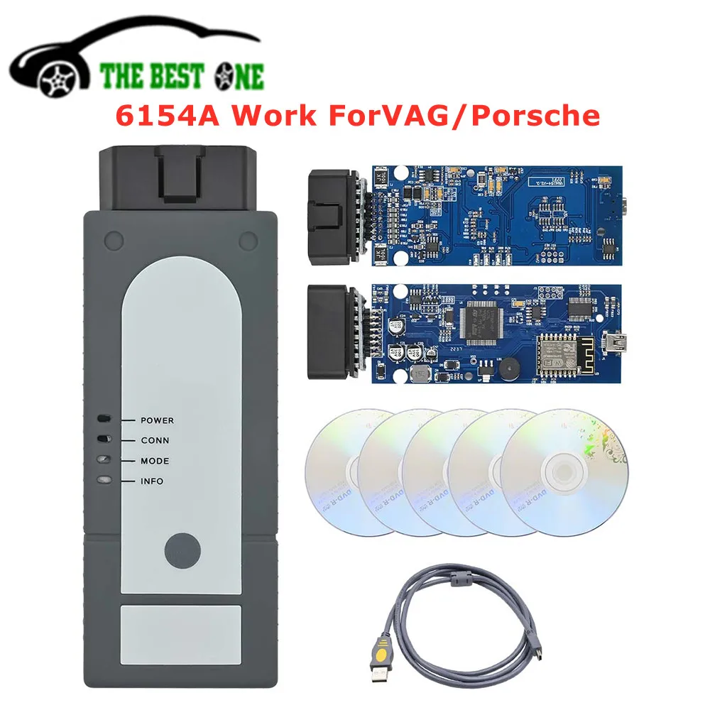 Диагностический прибор OKI 6154A WIFI USB 6154 V166 1.6.6 V6.2.0 для PORSCHE 6154A 1.8.9 SW V23.05 V7.2.1 ForVAG