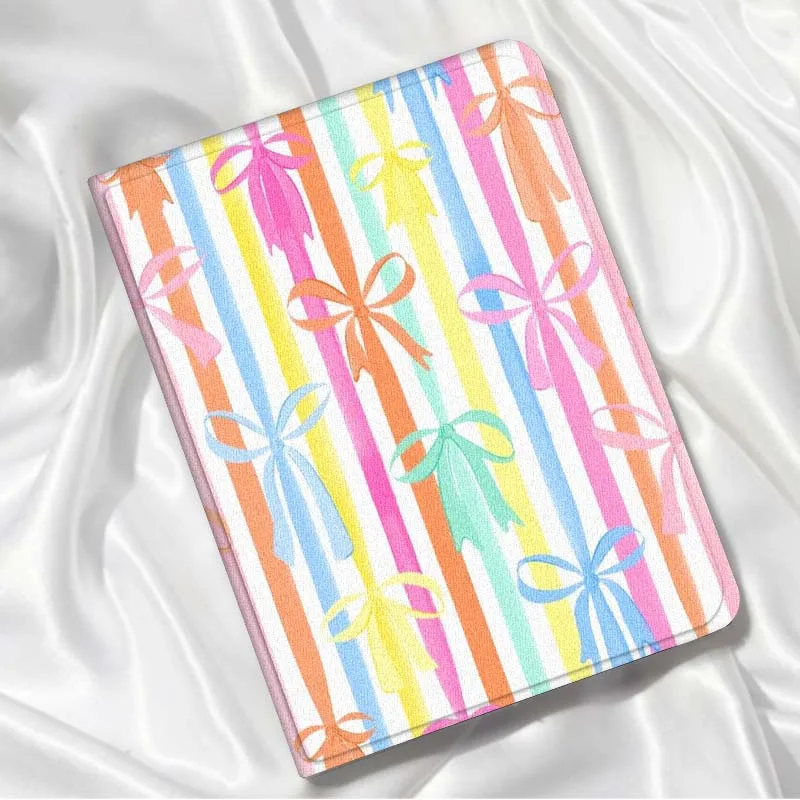 

Butterfly Color Pink color Bow For iPad Pro Air Mini 1 2 3 4 5 6 7 7th 8th 9th 10th 11th 10.2 9.7 10.5 10.9 11 12.9 Tablet Case