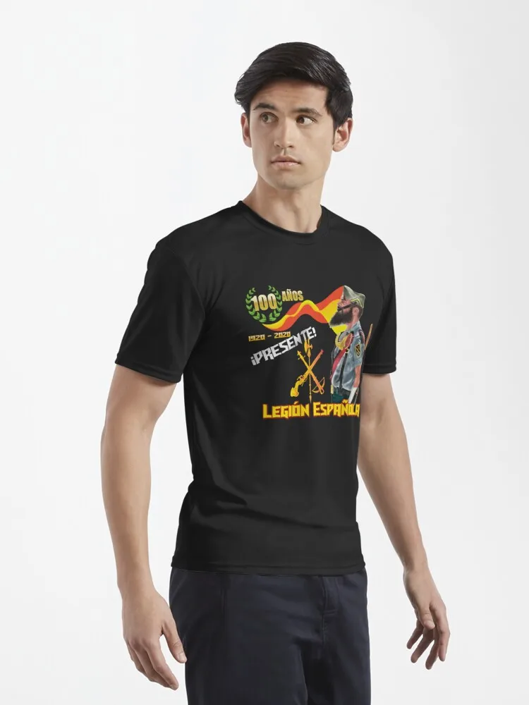 100 Years Centennial Spanish Legion -Tercio De Extranjeros Men T-Shirt Short Sleeve Casual 100% Cotton Harajuku Tshirt