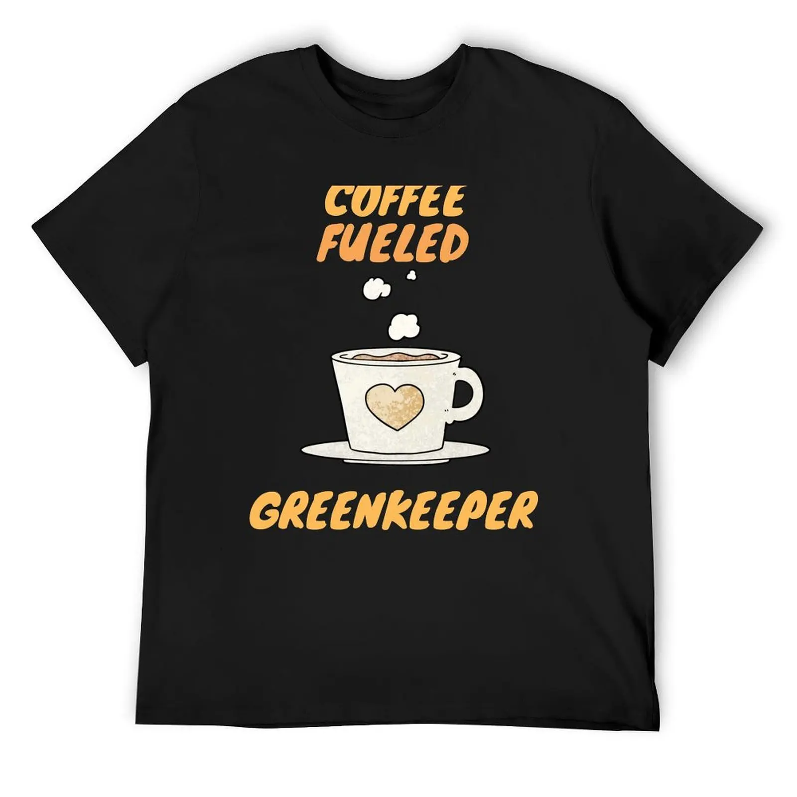 Coffee fueled greenkeeper T-Shirt shirts graphic vintage graphic tee oversized vintage clothes mens cotton t shirts