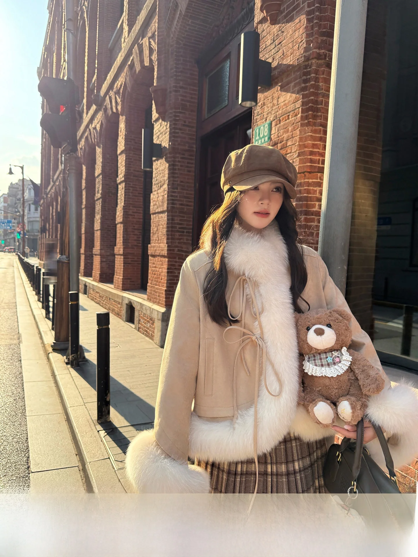 

Faionable Young Women's Fur Jaet ort Sle Durable Warmth Mani Estate Winter 2025 New Arrival yanna Brand