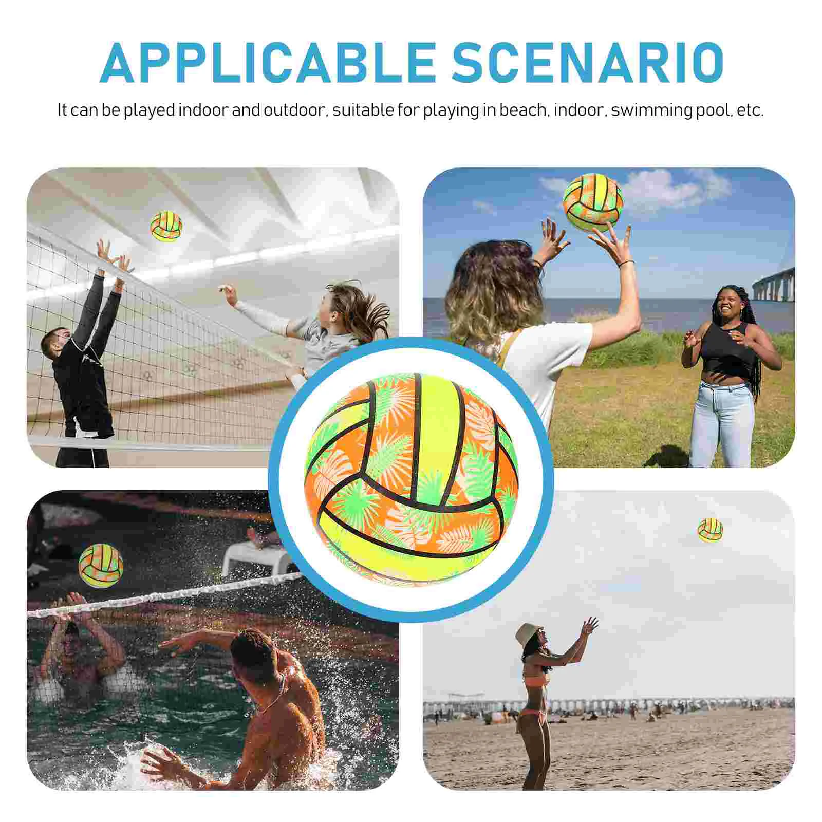 3 pz la palla gonfiabile Water volley PVC calcio bambini piscina nuoto immersioni bambini palloni da spiaggia gioca giocattolo uomo bambino