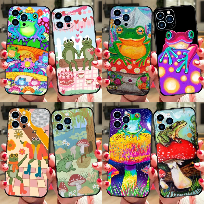 Frong Froggy Art Groovy Hippie Case For Samsung Galaxy M21 M31 M35 M12 M13 M14 M15 M06 M16 M36 M56 M53 M32 M52 M55 M34 M54