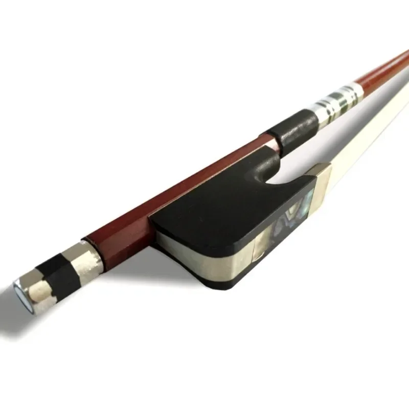 

High-quality cello bow rod, professional performance, Brazilian wood, colorful shell ebony library