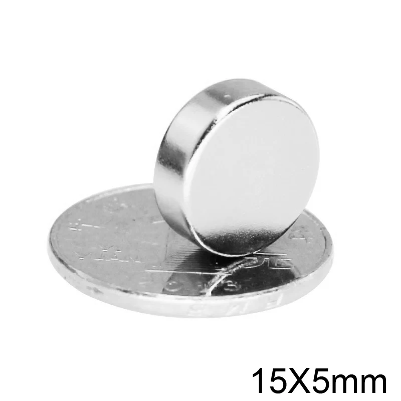 2/5/10/20/50pcs 15x5 Super Powerful Strong Magnetic disc Magnets 15mmx5mm Permanent Neodymium Magnets 15x5mm Round Magnet 15*5