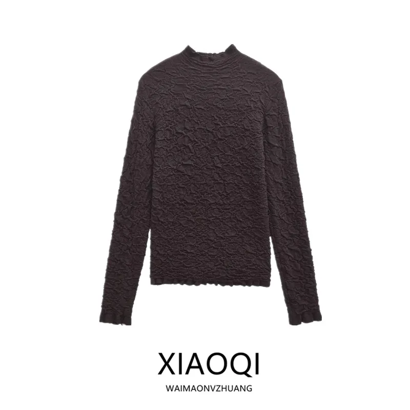 

Women's Knitted Long Sleeve round Neck Pullover 2024 Autumn Winter New Arrival Versatile Simple Quality Fashion Commute Style