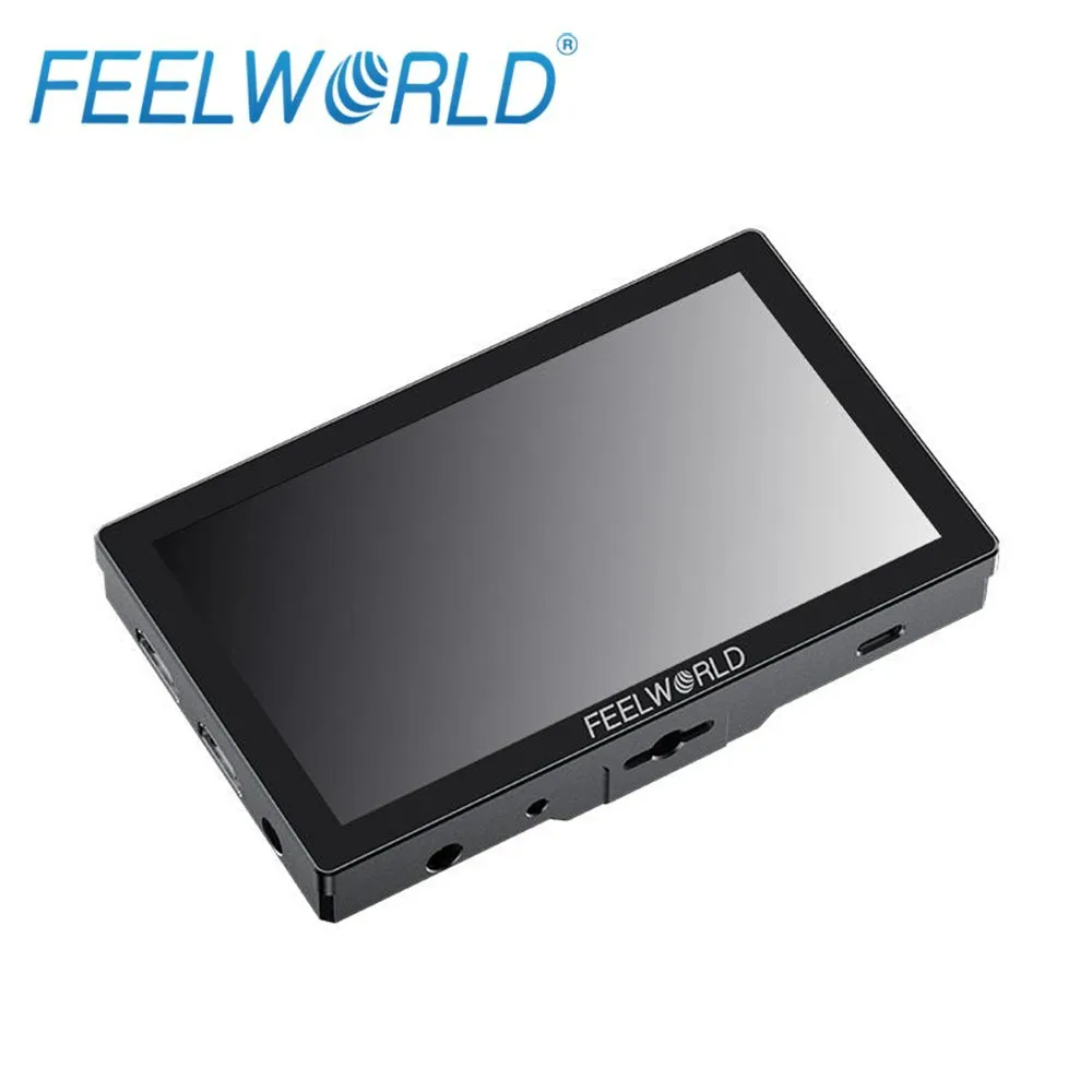 FEELWORLD P6X 5.5 Inch Aluminium DSLR Camera Field Monitor Touch Screen 4K HDMI  Full HD 1920x1080 IPS for Camera