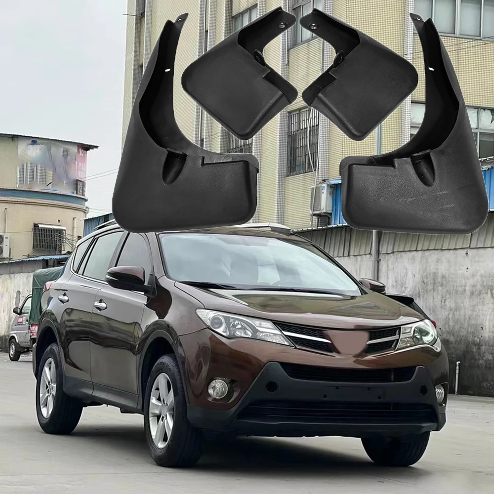 

4X Car-styling Fender Mud Flaps For Toyota RAV4 2013 2014 2015 Splash Guards MudFlaps Front Rear Mudguards Auto Accessories