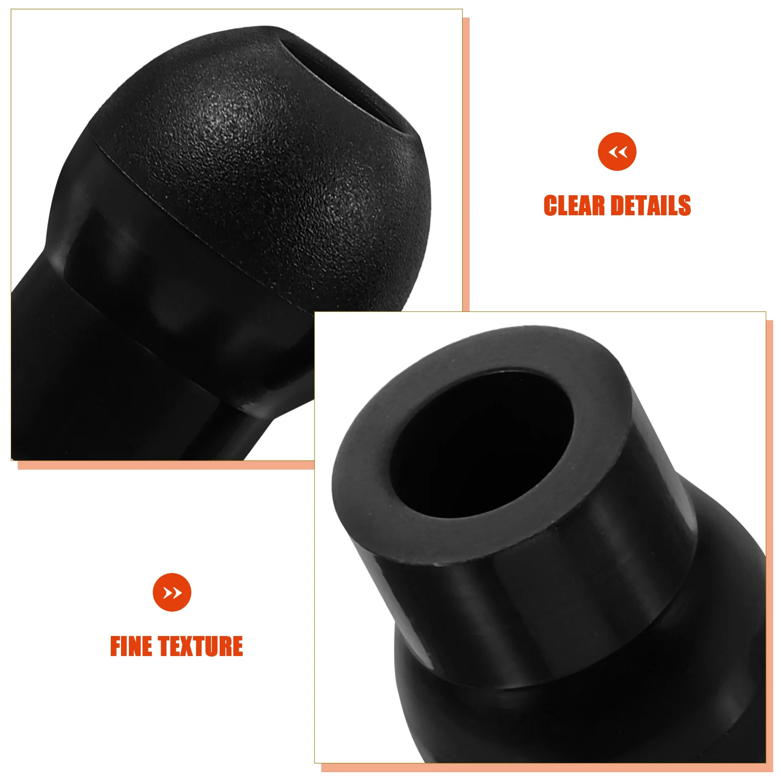 1Pair Stethoscope Ear Tips Silicone Earplugs Soft Comfortable Noise Isolating Replacement Accessories Parts Medical Use