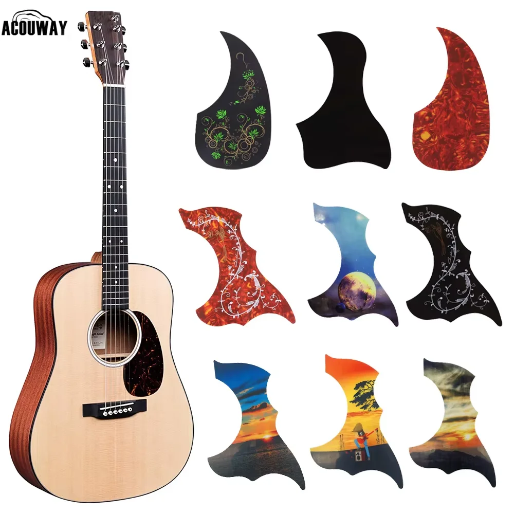 Folk Acoustic Guitar Pickguard Pick Guard Sticker Scratch Plate for 40