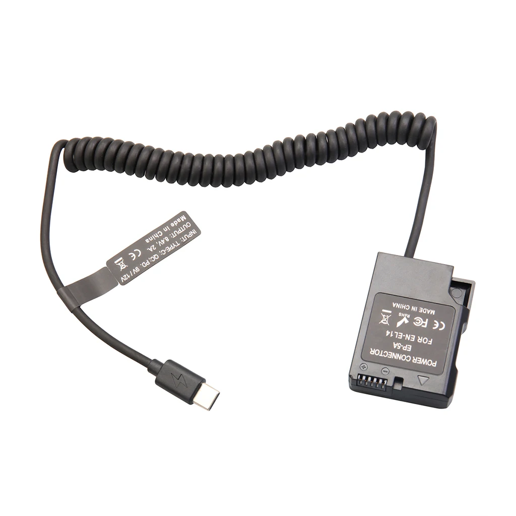 Typ-C PD Dummy-Akku-Kit für Fujifilm Canon Nikon Sony Panasonic, 9V Powerbank zu 7,4-8,4V für Akkuanzeige – Detail 20