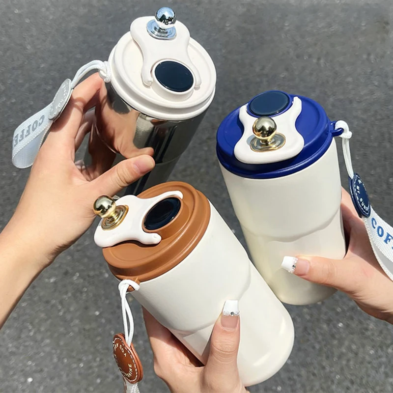 420ML Thermos Coffee Mug 316 Stainless Steel Smart Display Led Temperature Vacuum Cups Portable Travel Office Thermal Bottles