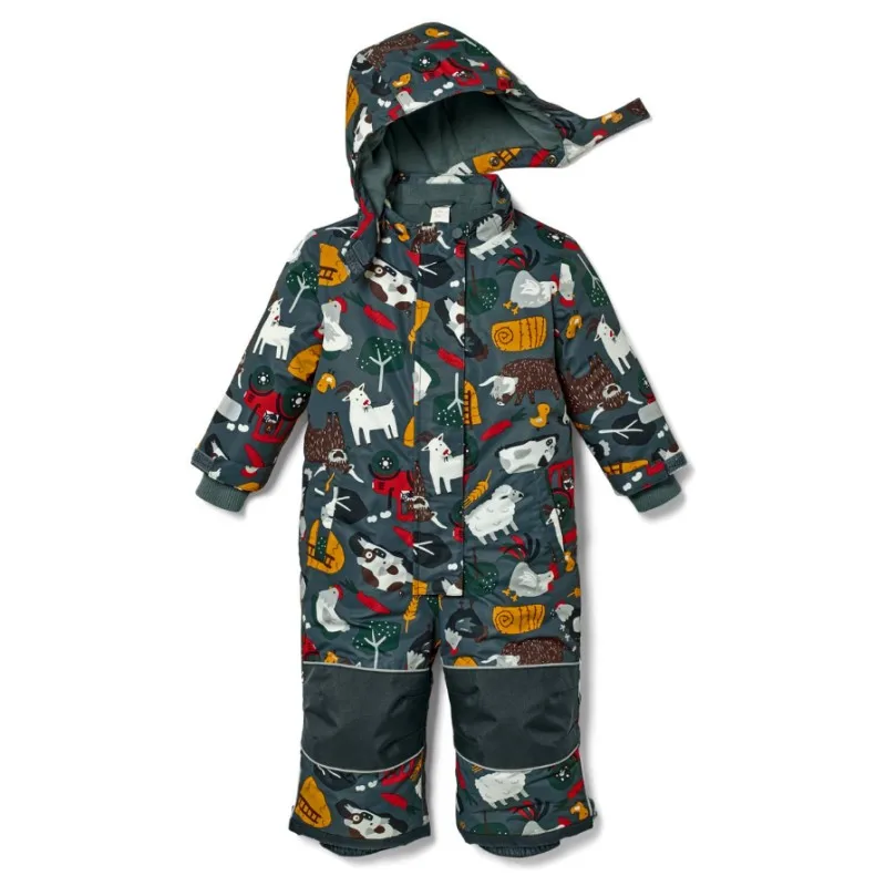 Children\'s ski jumpsuit children\'s winter set with cotton windproof outdoor waterproof jacket warm snow equipment