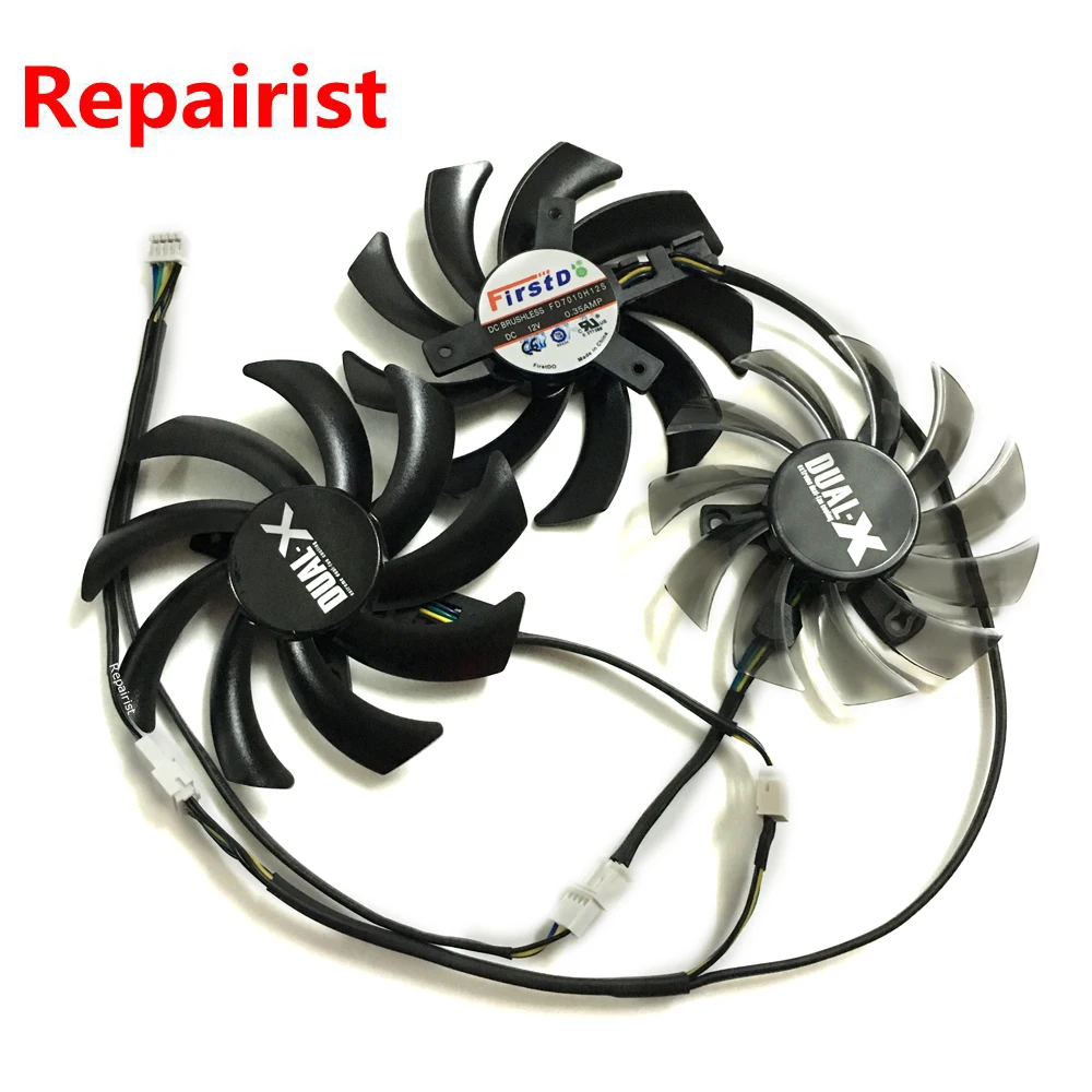 3Pcs/Set Graphics Card Fan VGA Cooler For Sapphire R9 270X/280X/290/290X VAPOR-X OC TOXIC Video Card