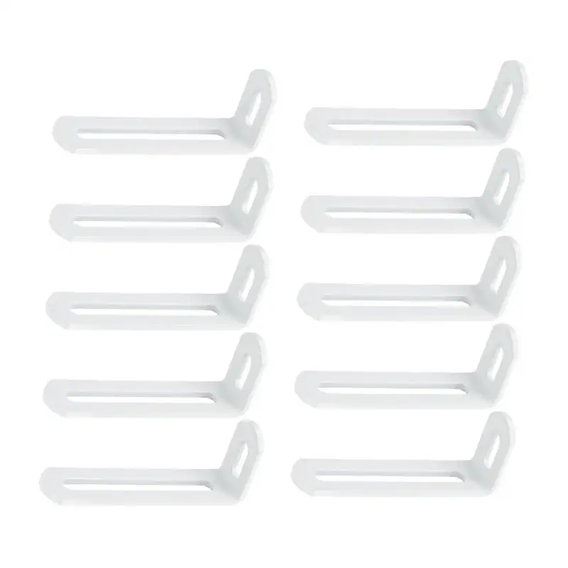 652F Iron Corner Brackets Set With Double Grooves Wall Mounting Brackets for Secure Wall Mounting and Home Improvement