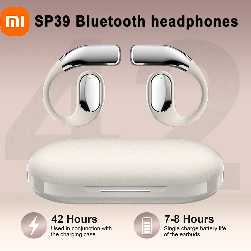 Xiaomi P39 Беспроводные Bluetooth спортивные наушники Ows Bluetooth-наушники Подвесные наушники с воздушной проводимостью Длительный срок службы батареи Xiaomi P39 Беспроводные Bluetooth спортивные наушники Ows Bluetooth-наушники Подвесные наушники с воздушной проводимостью Длительный срок службы батареи