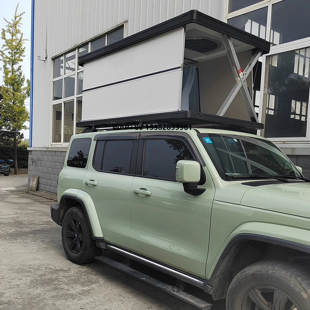 Premium Electric Rooftop Tent Waterproof Hard Shell Car Roof Top Tent for Family Camping