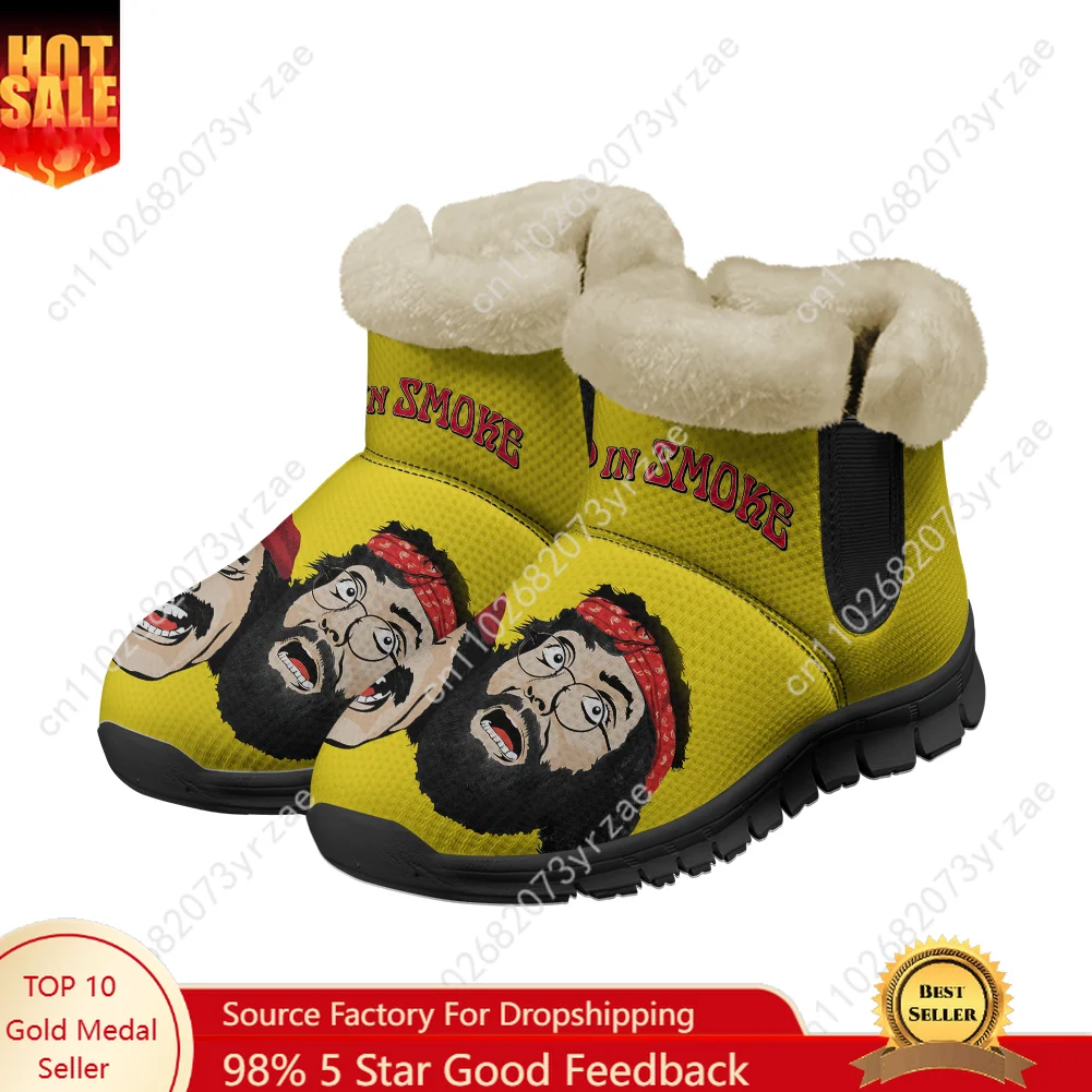 

Up in Smoke Snow Boot Men Women Teentager Warm Boot High Quality Personalized Fashion Casual Lightweight Sneakers Custom Shoes