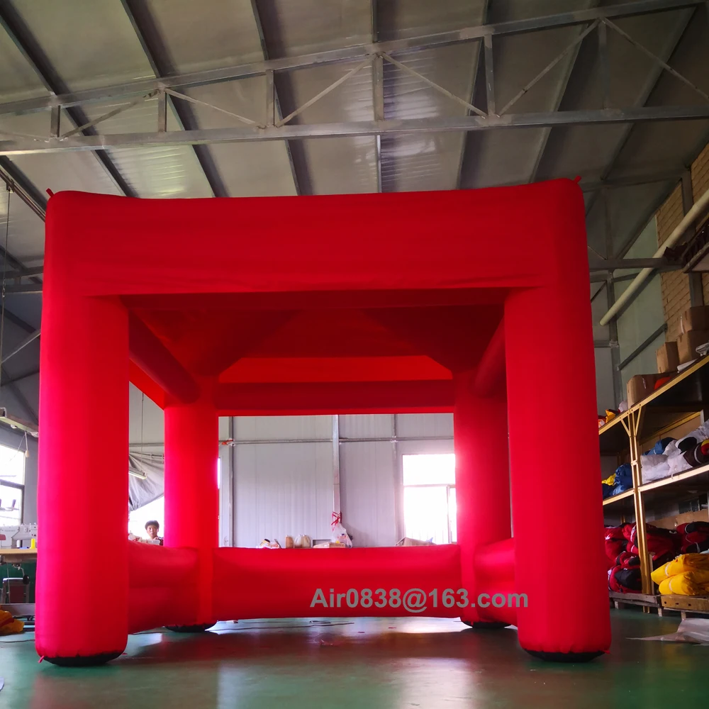 Barraca exterior portátil do quiosque para o evento do partido, loja inflável do deleite do carnaval, suporte da concessão, cabine do alimento do divertimento, 3x3m